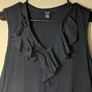 Chaps Blue sleeveless blouse